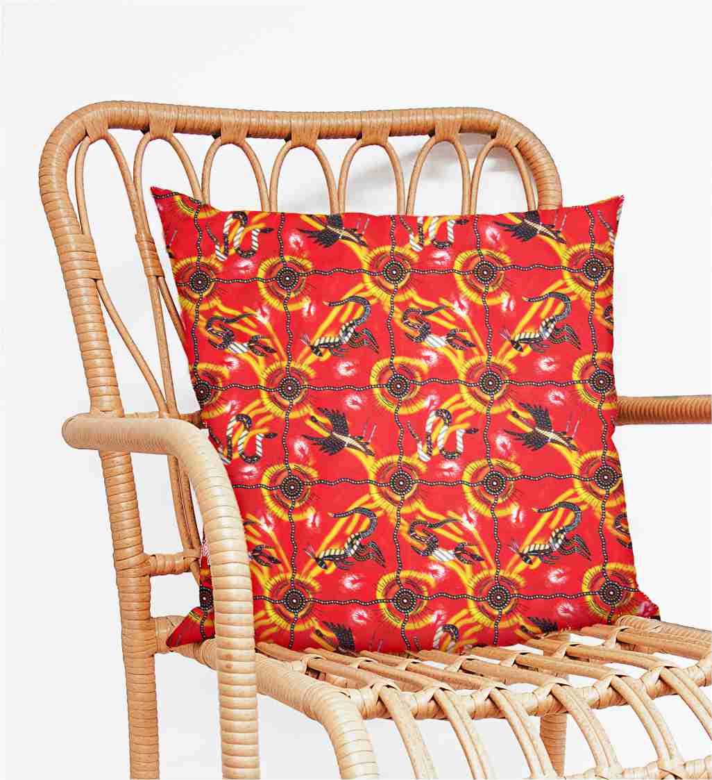 Cushion Cover - Meeting Place By Louis Enoch