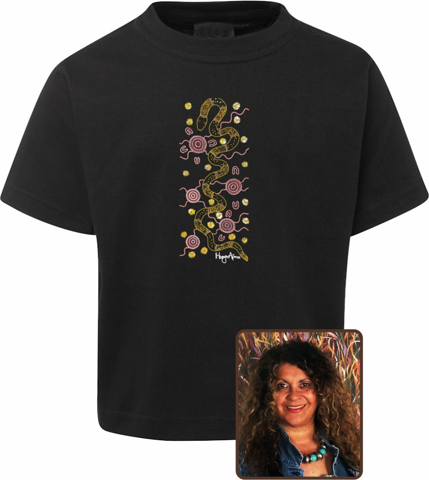 T Shirt Kids Regular Fit - Merryn Apma, Snake Design