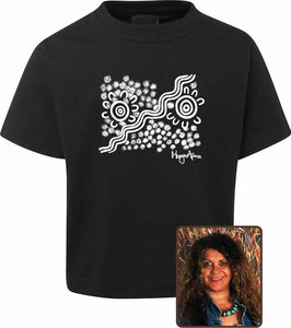 T Shirt Kids Regular Fit - Merryn Apma, Women Amongst the Spinifex Design