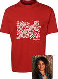 T Shirt Kids Regular Fit - Merryn Apma, Women Amongst the Spinifex Design