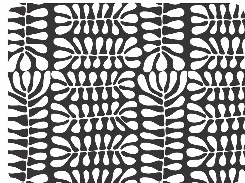 Placemats Mitjili Napurrula - Black| Set of 6