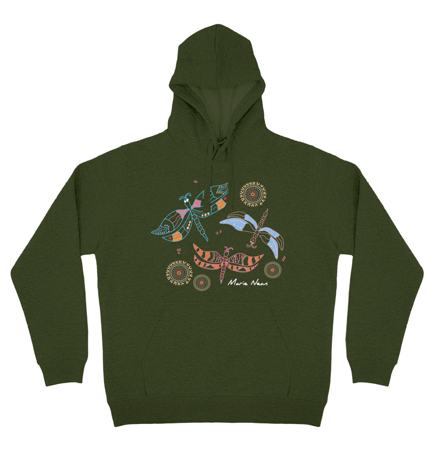 Adults Cozy Hoodie - Monya Bunguns (Beautiful Wings) By Marie Nean