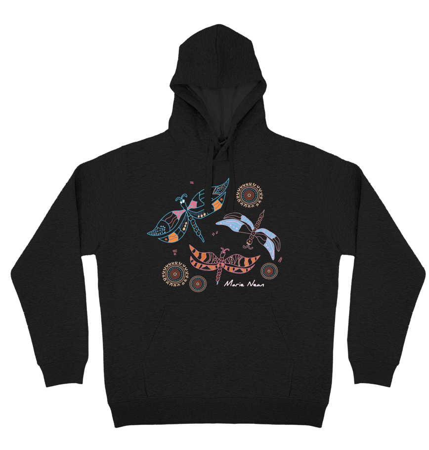 Adults Cozy Hoodie - Monya Bunguns (Beautiful Wings) By Marie Nean