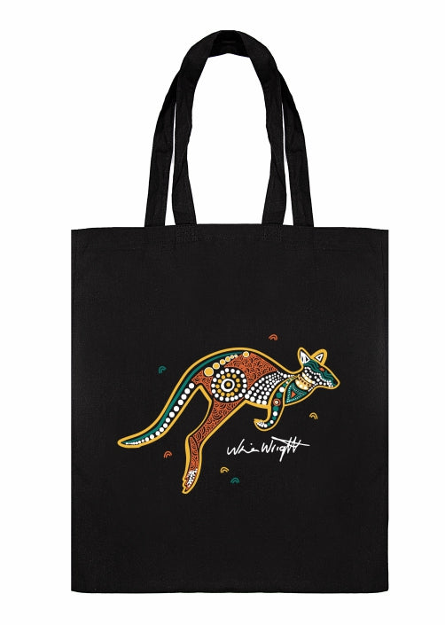 Shopping Tote Bag - Wawi (Red Kangaroo) By Nina Wright
