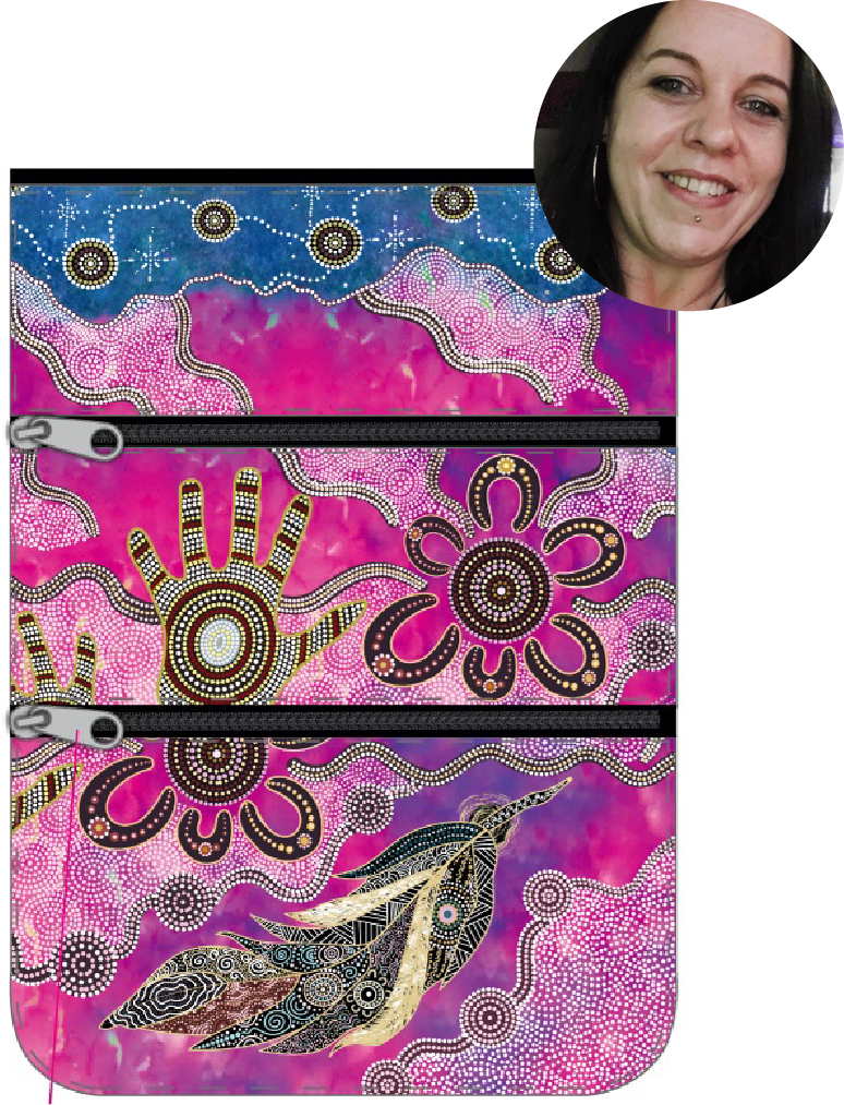 Compartment Zip Bag - Lady Boss By Nina Wright