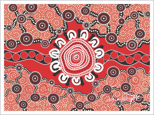 Ceramic Magnet - The Gathering By Nina Wright - Fair Dinkum Gifts