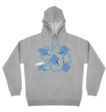 Adults Cozy Hoodie - On Walkabout Blue By Karen Taylor