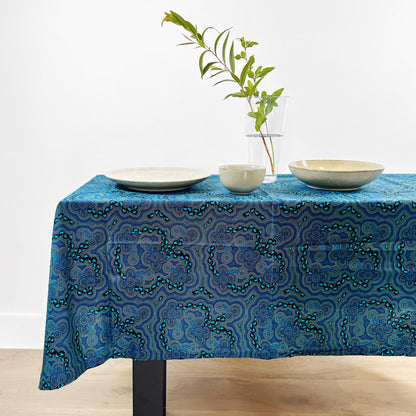 Aboriginal Rectangle Tablecloth Large - Fair Dinkum Gifts