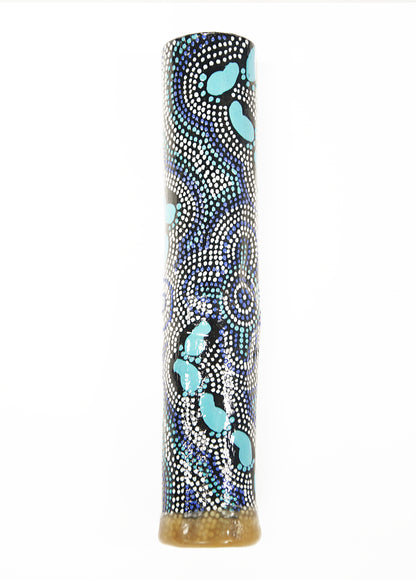 Didgeridoo - On Walkabout Blue By Karen Taylor