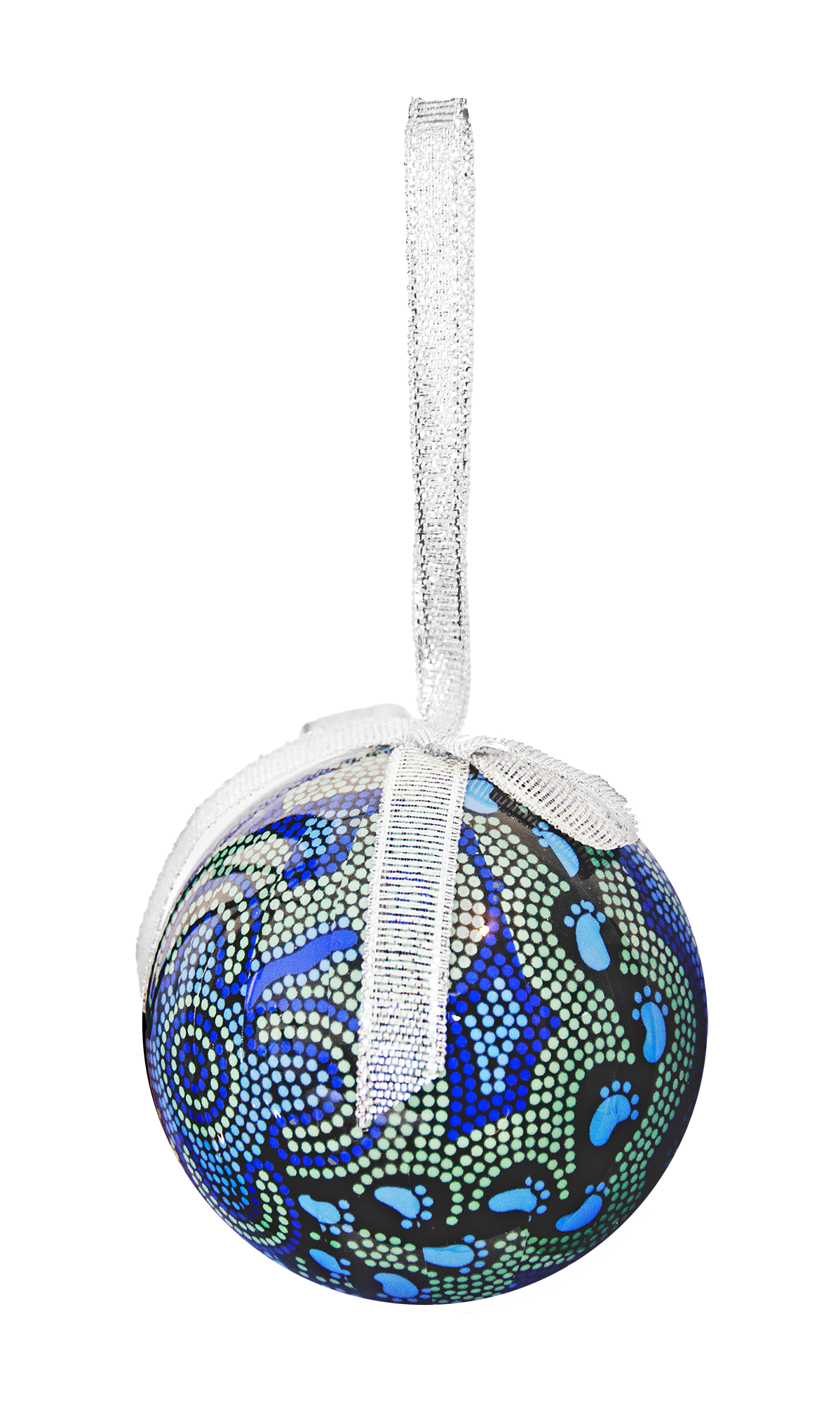 HANGING BAUBLE DECORATION IN BOX - ABORIGINAL DESIGNS