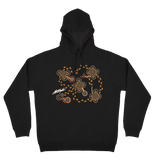 Adults Cozy Hoodie - On Walkabout Ochre By Karen Taylor