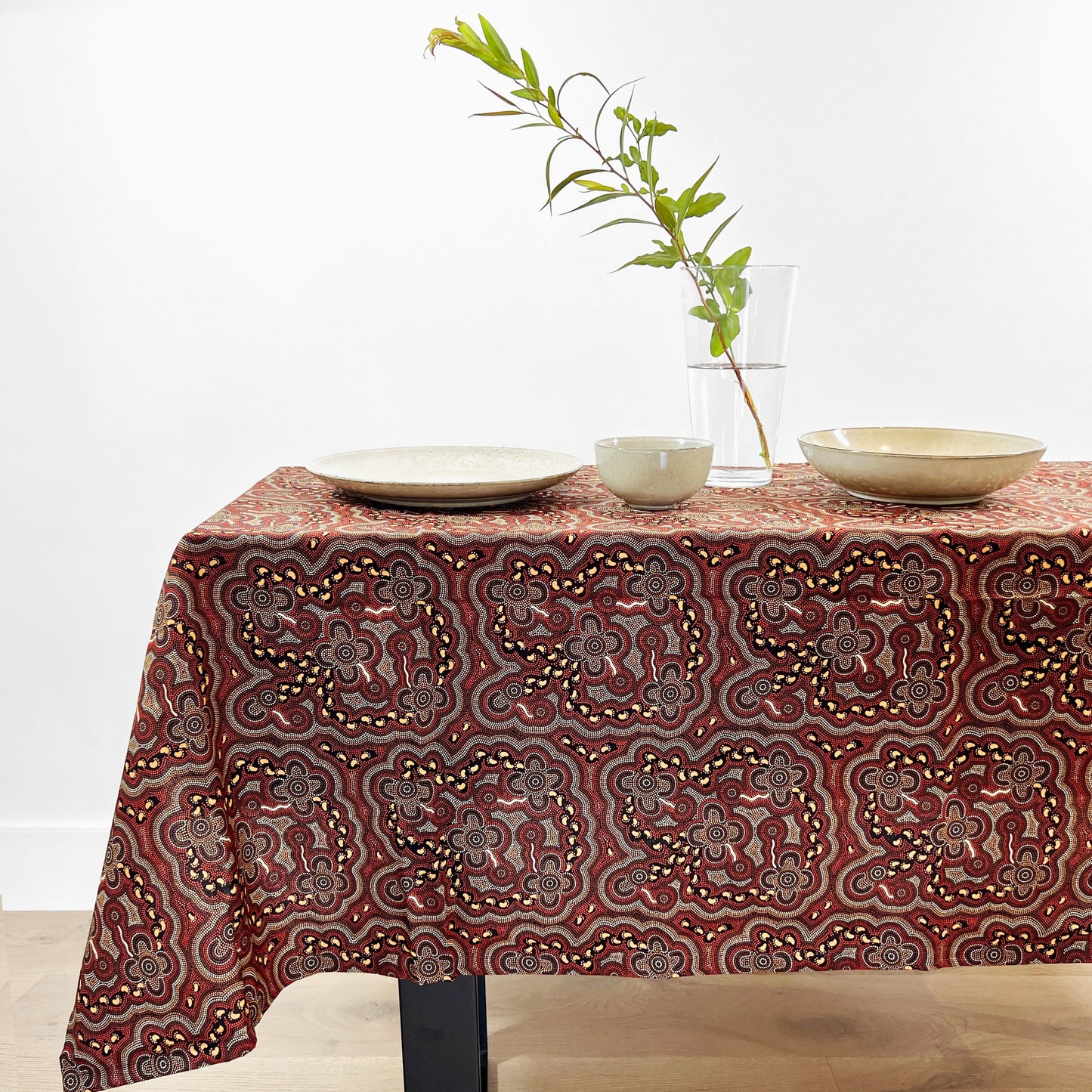 Aboriginal Rectangle Tablecloth Large - Fair Dinkum Gifts
