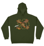 Adults Cozy Hoodie - On Walkabout Wine By Karen Taylor