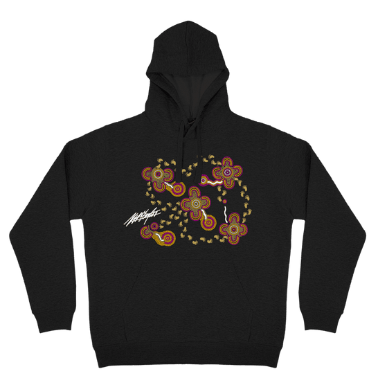 Adults Cozy Hoodie - On Walkabout Wine By Karen Taylor