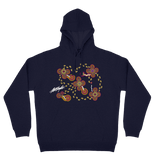 Adults Cozy Hoodie - On Walkabout Wine By Karen Taylor