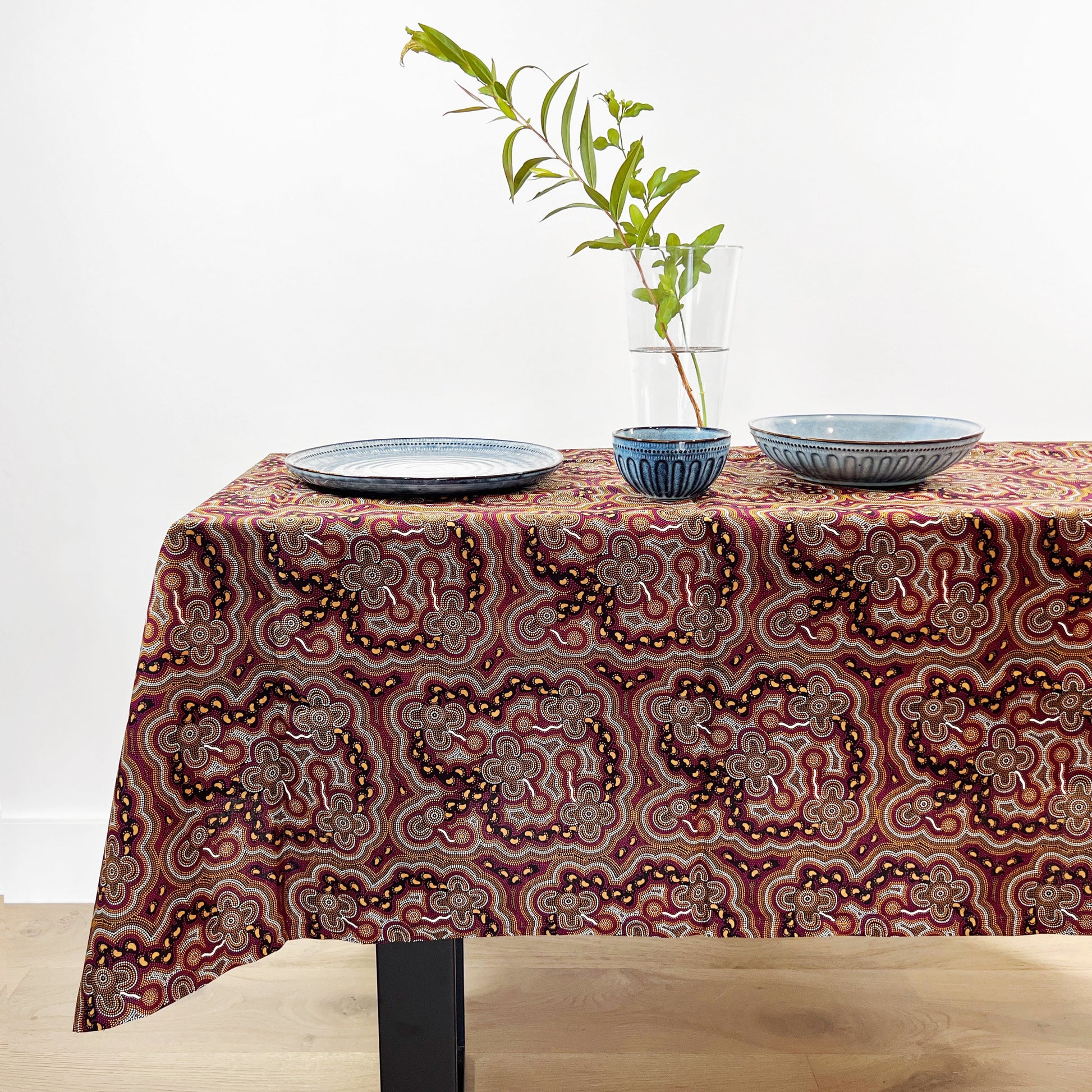 Aboriginal Rectangle Tablecloth Large - Fair Dinkum Gifts