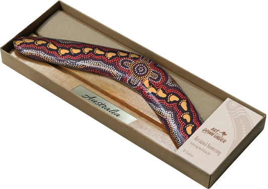 Personalised Boomerang - On Walkabout Ochre