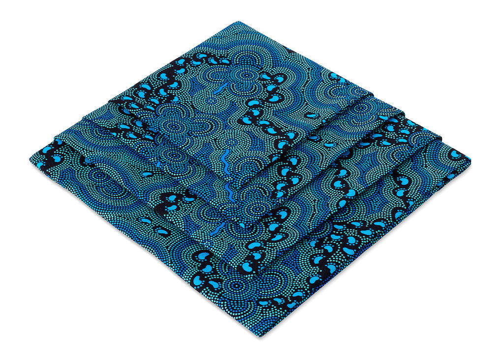 Aboriginal Napkins (Set of 4) - Fair Dinkum Gifts