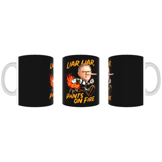Liar Liar Pants On Fire Albo Coffee Mug 07-92-12221