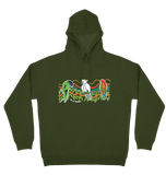 Adults Cozy Hoodie - Parrots Paradise By Susan Betts