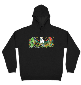 Adults Cozy Hoodie - Parrots Paradise By Susan Betts