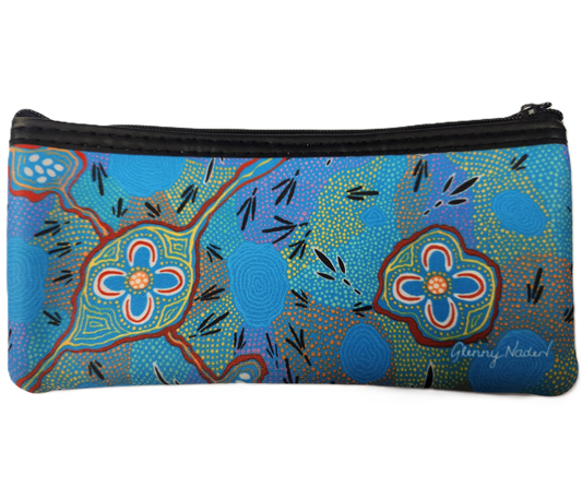Pencil Case - Bush Tucker Gathering By Glenny Naden - Fair Dinkum Gifts