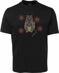 ABORIGINAL DESIGN T-SHIRT BY KATHLEEN BUZZACOTT - POTOROO