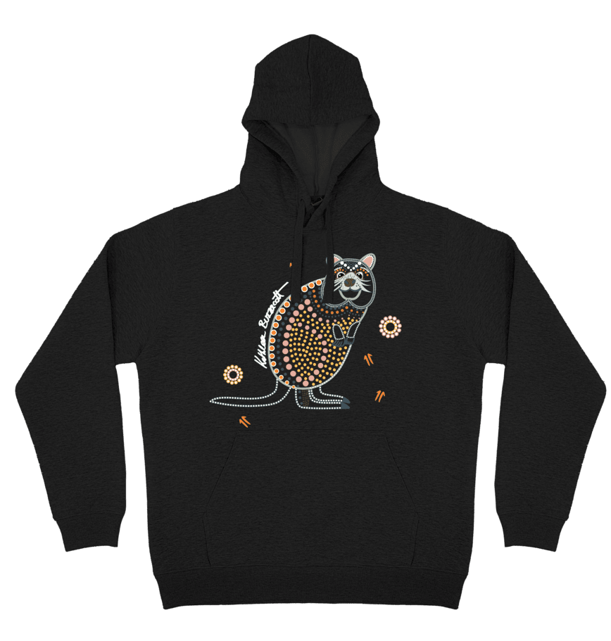 Adults Cozy Hoodie - Quokka By Kathleen Buzzacott