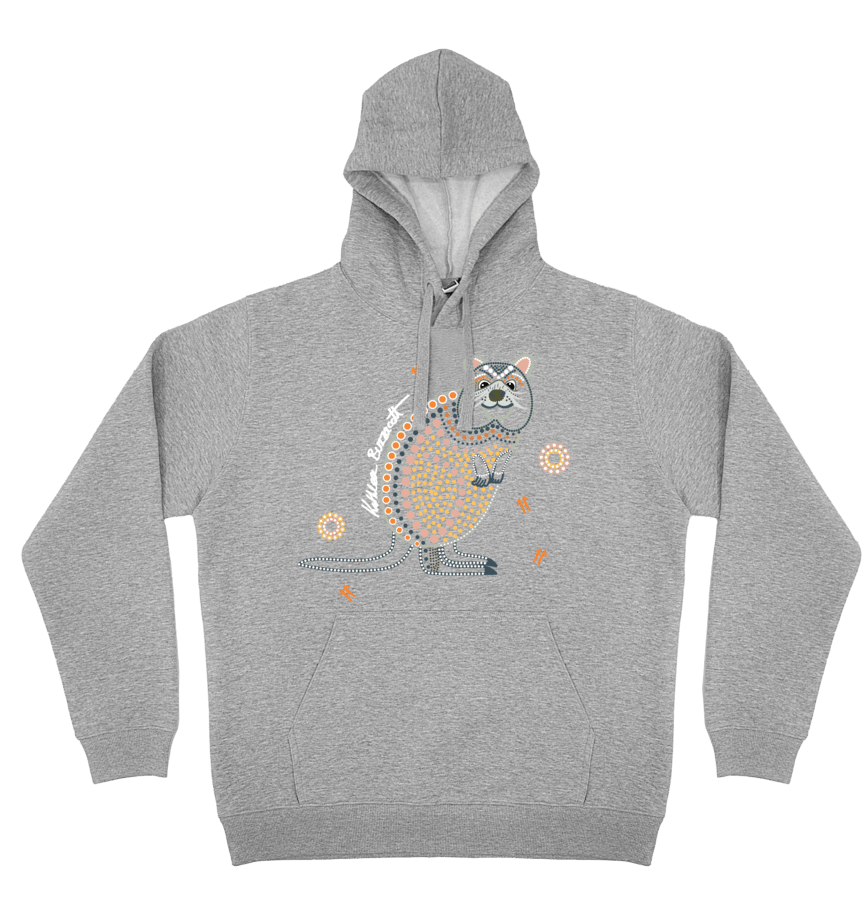 Adults Cozy Hoodie - Quokka By Kathleen Buzzacott