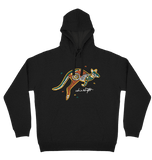 Adults Cozy Hoodie - Wawi (Red Kangaroo) By Nina Wright