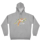 Adults Cozy Hoodie - Wawi (Red Kangaroo) By Nina Wright