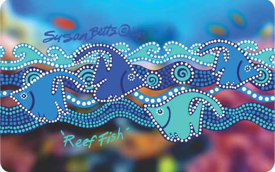 Flexi Magnet - Reef Fish By Susan Betts