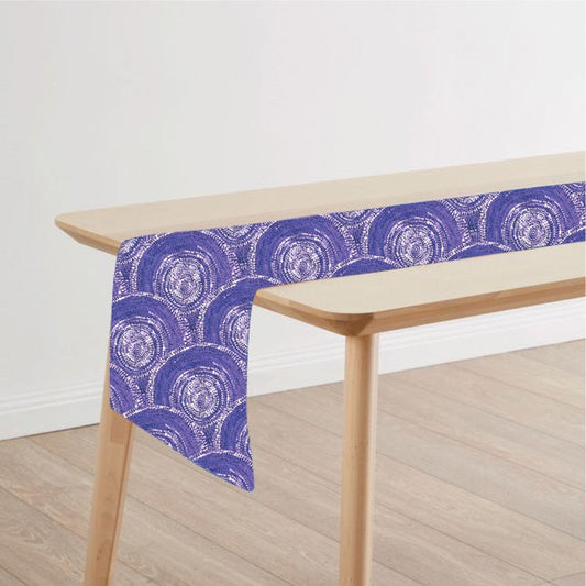 Table Runners Sabrina Robertson Purple - Fair Dinkum Gifts