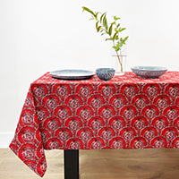 Tablecloth Sabrina Robertson Red - Fair Dinkum Gifts