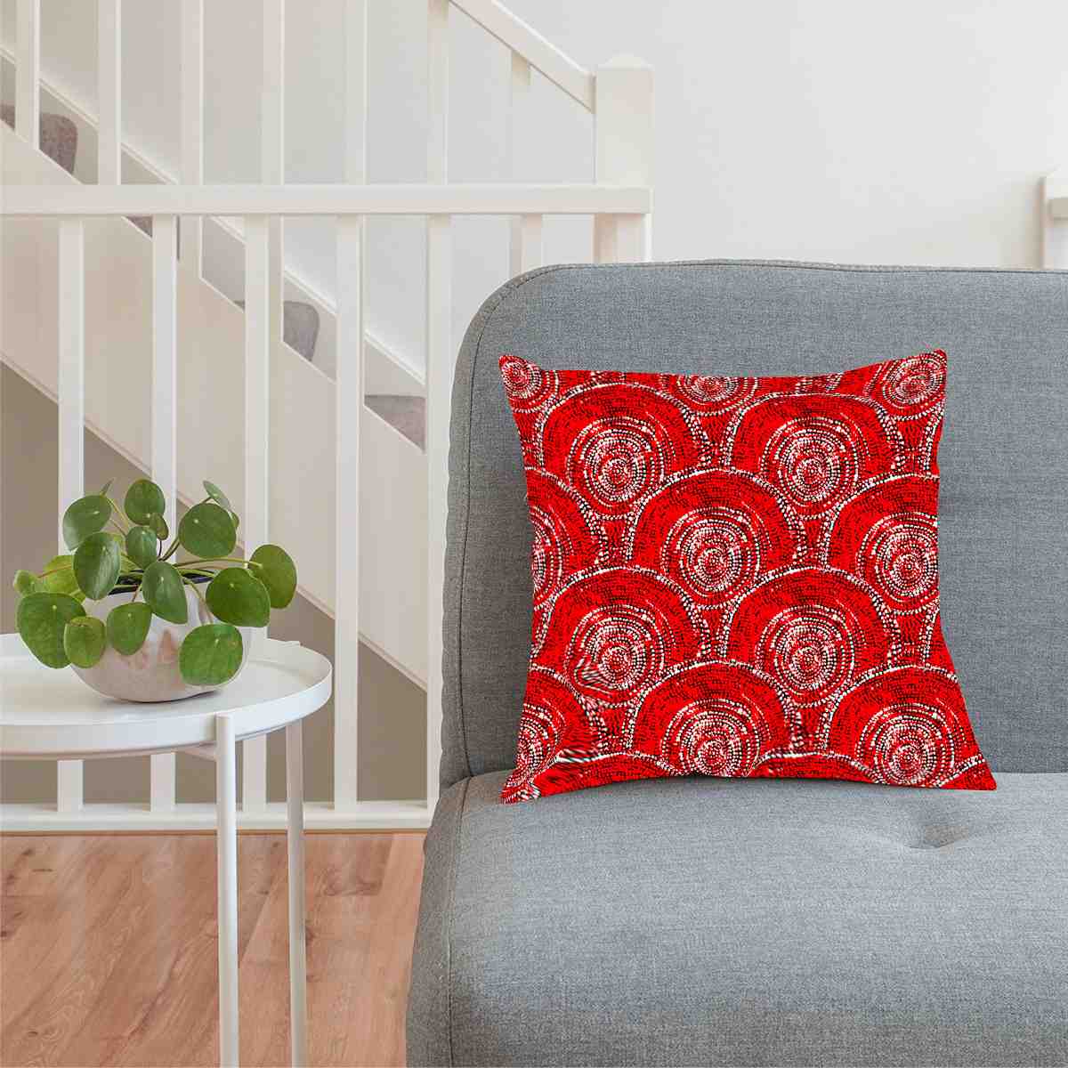 Cushion Cover Sabrina Robertson Red - Fair Dinkum Gifts