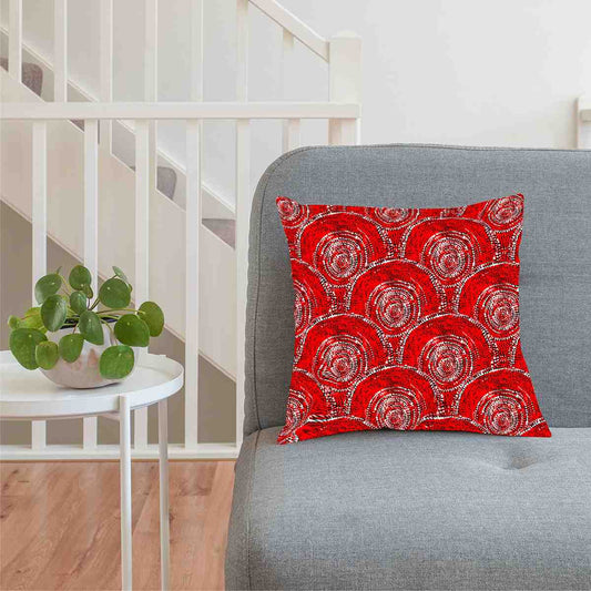 Cushion Cover Sabrina Robertson Red - Fair Dinkum Gifts