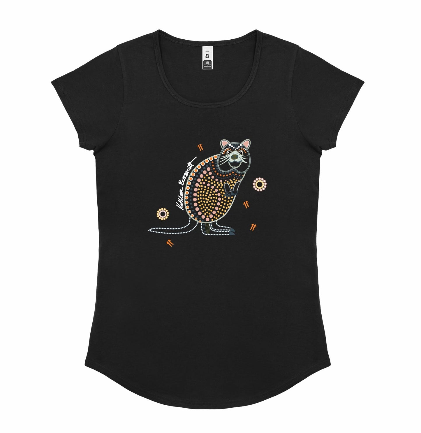 Ladies Scoop Neck T-Shirt - Quokka