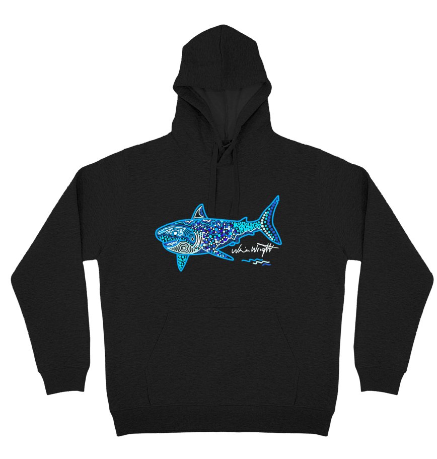 Adults Cozy Hoodie - Widhadha (Shark) By Nina Wright