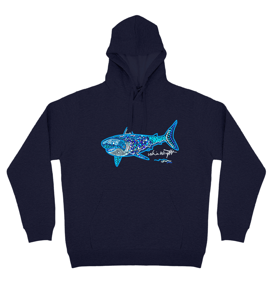 Adults Cozy Hoodie - Widhadha (Shark) By Nina Wright