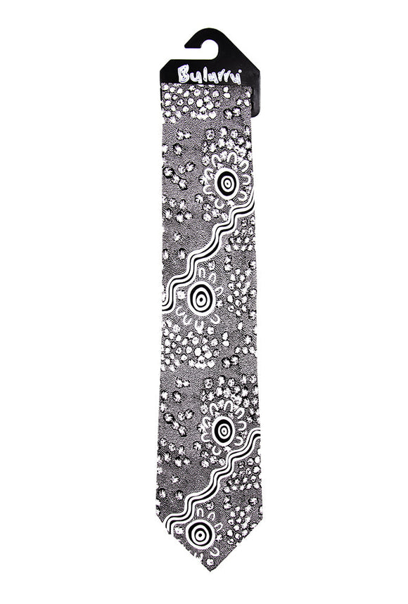 Silk Tie - Women Amongst the Spinifex By Merryn Apma