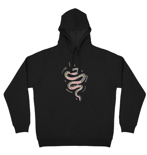 Adults Cozy Hoodie - Snake By Louis Enoch