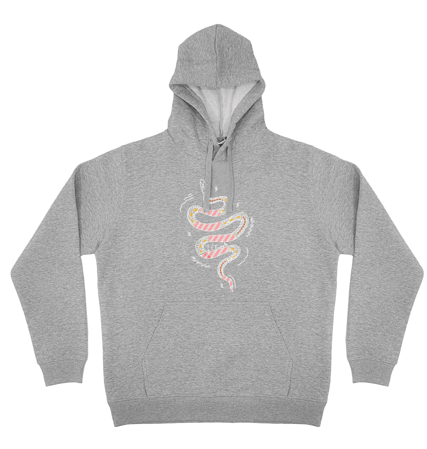 Adults Cozy Hoodie - Snake By Louis Enoch