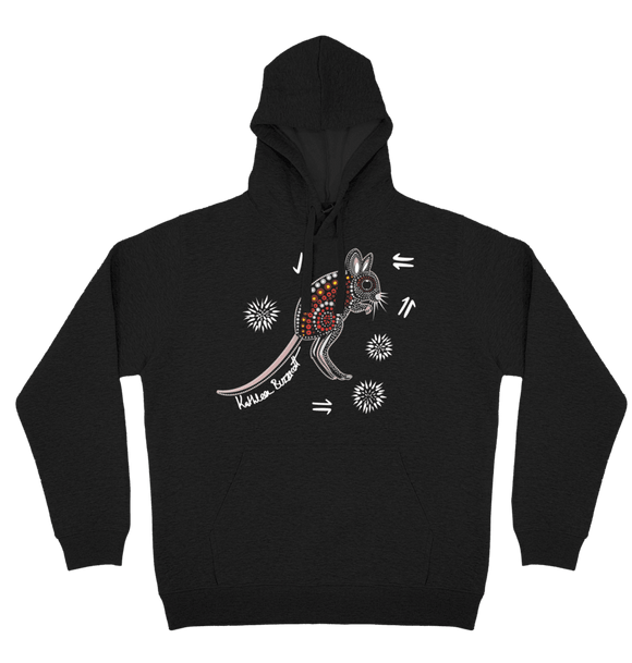 Adults Cozy Hoodie - Spinifex Hopping Mouse By Kathleen Buzzacott