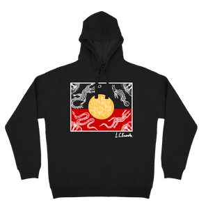 Adults Cozy Hoodie - Sunset Dreaming By Louis Enoch