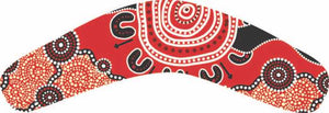 Boomerang Shaped Flexi Magnet - The Gathering By Nina Wright