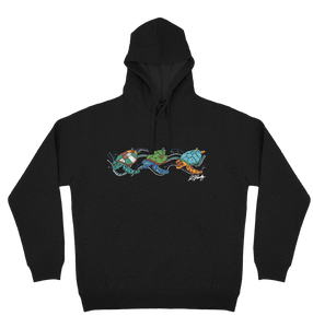 Adults Cozy Hoodie - Turtles by Alisha Pawley