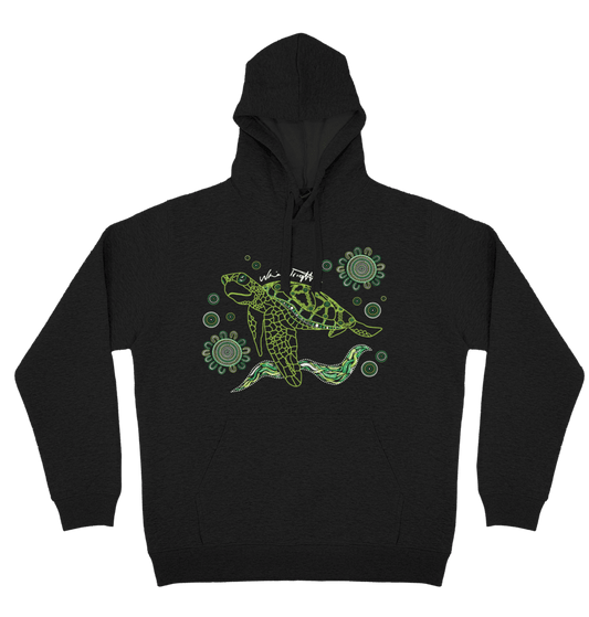 Adults Cozy Hoodie - Turtle By Nina Wright