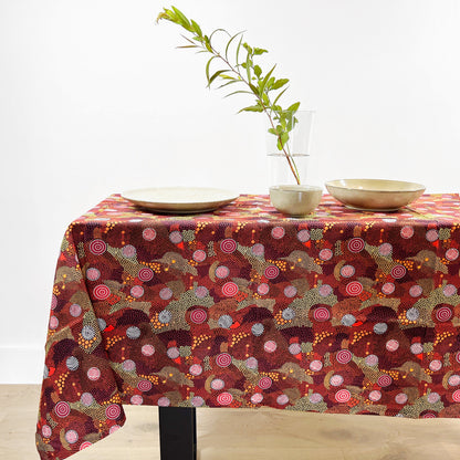 Aboriginal Rectangle Tablecloth Large - Fair Dinkum Gifts