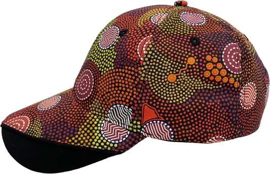 Bulurru Cotton Baseball Caps - Upper Bullawa - Fair Dinkum Gifts