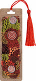 NEW - Aboriginal Design Bookmarks With Tassel
